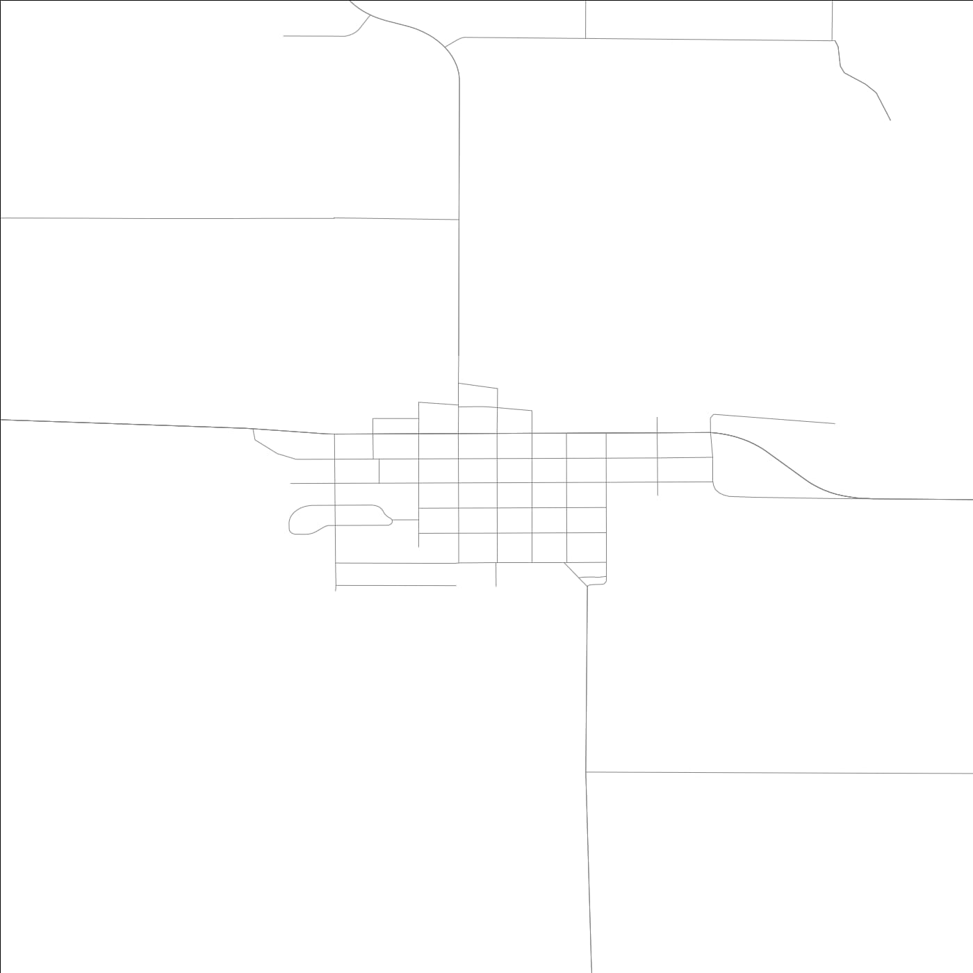 ROAD MAP OF APLINGTON, LOWA BY MAPBAKES