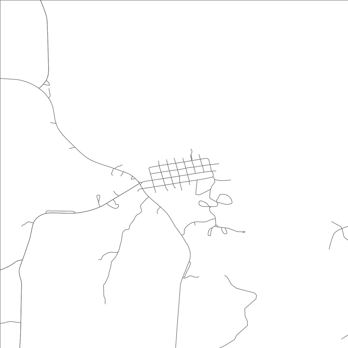 ROAD MAP OF ARROW ROCK, MISSOURI BY MAPBAKES