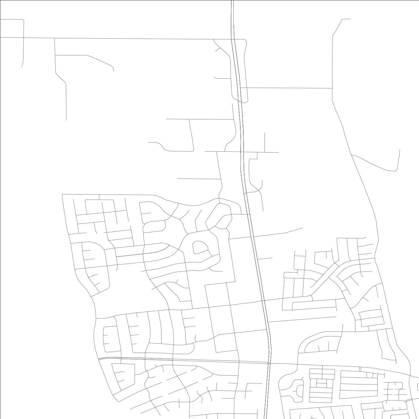 ROAD MAP OF AMERICAN CANYON, CALIFORNIA BY MAPBAKES