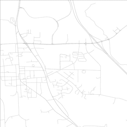 ROAD MAP OF ADAIRSVILLE, GEORGIA BY MAPBAKES