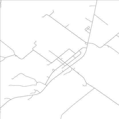 ROAD MAP OF ASHLEY, MISSOURI BY MAPBAKES