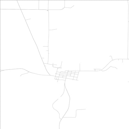 ROAD MAP OF ARENZVILLE, ILLINOIS BY MAPBAKES