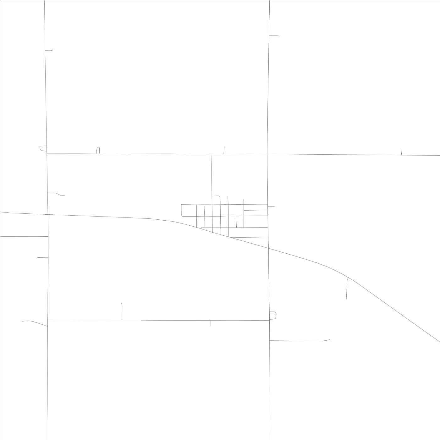 ROAD MAP OF ARTHUR, LOWA BY MAPBAKES