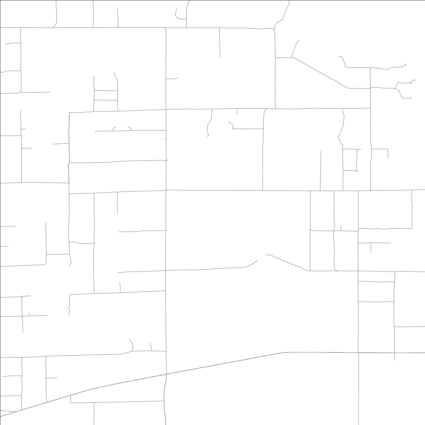 ROAD MAP OF ANZA, CALIFORNIA BY MAPBAKES