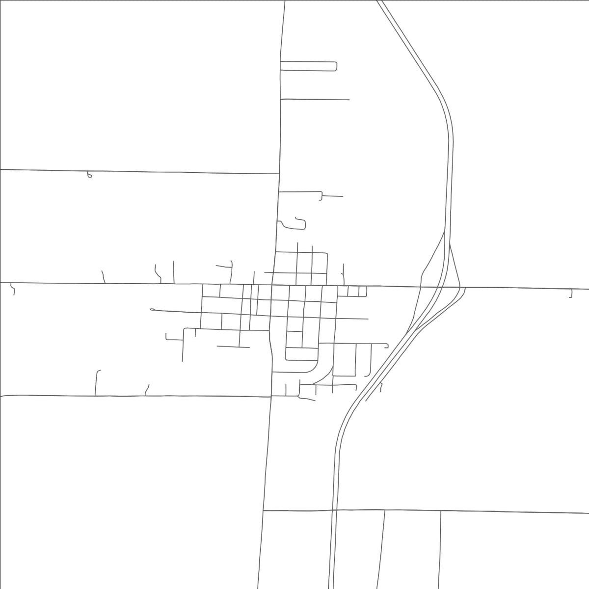 ROAD MAP OF AUXVASSE, MISSOURI BY MAPBAKES