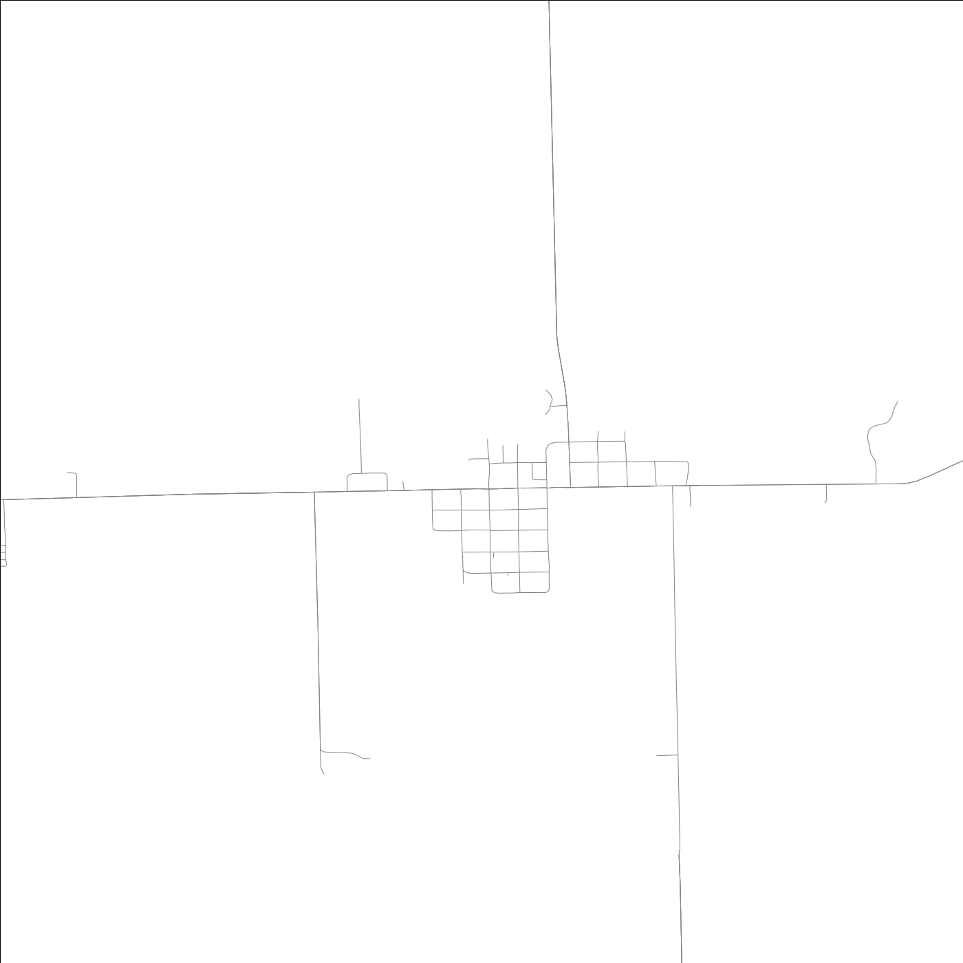ROAD MAP OF ARMINGTON, ILLINOIS BY MAPBAKES