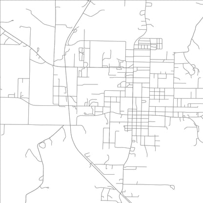 ROAD MAP OF AVA, MISSOURI BY MAPBAKES