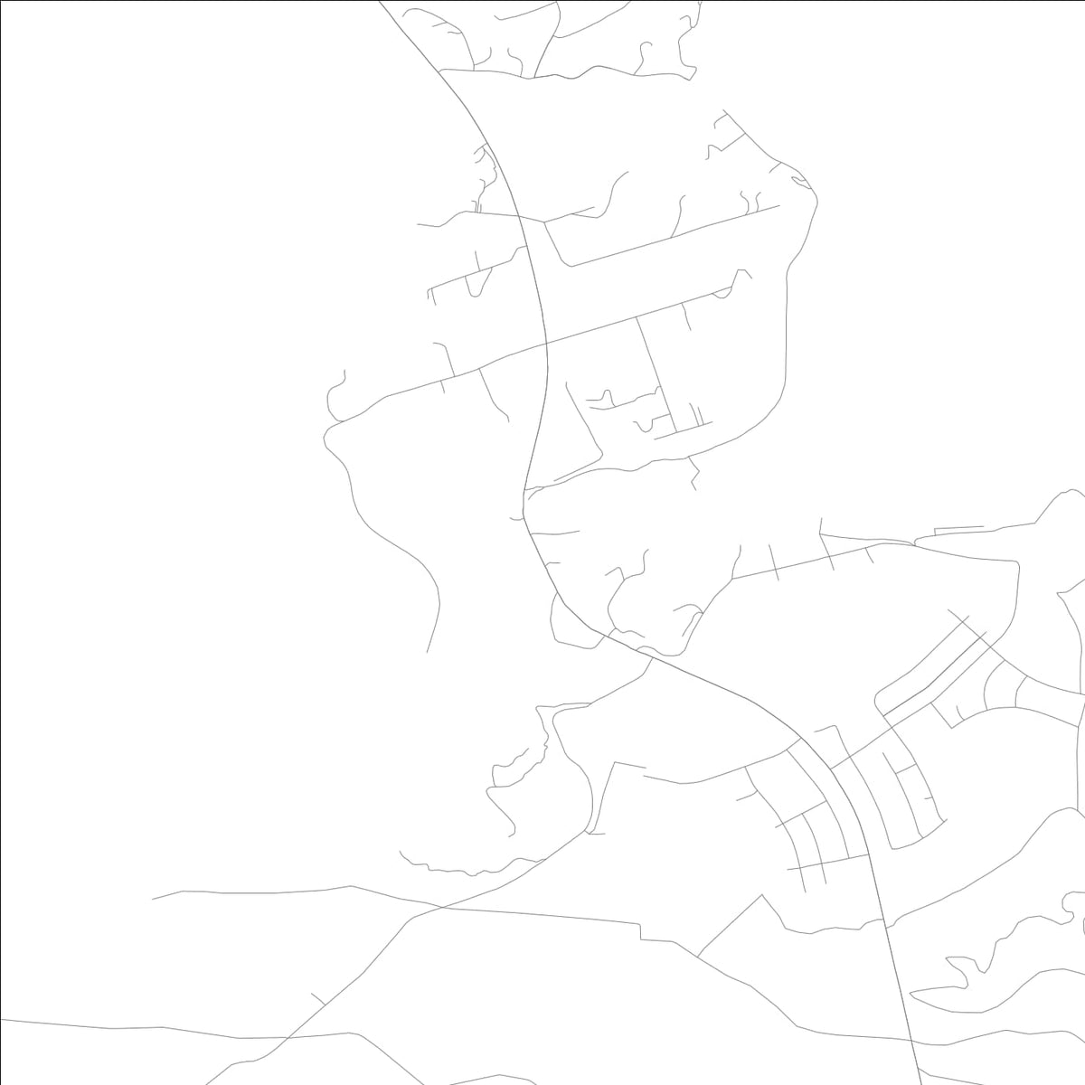 ROAD MAP OF ANAHOLA, HAWAII BY MAPBAKES