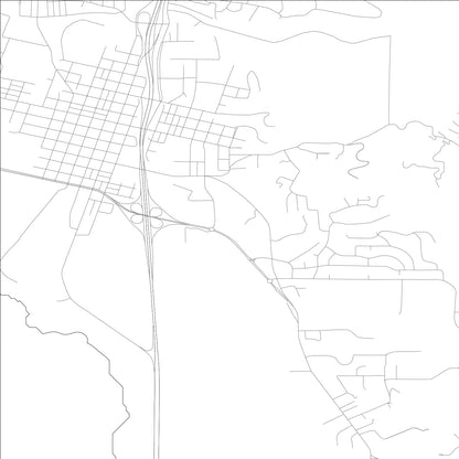 ROAD MAP OF ARCATA, CALIFORNIA BY MAPBAKES