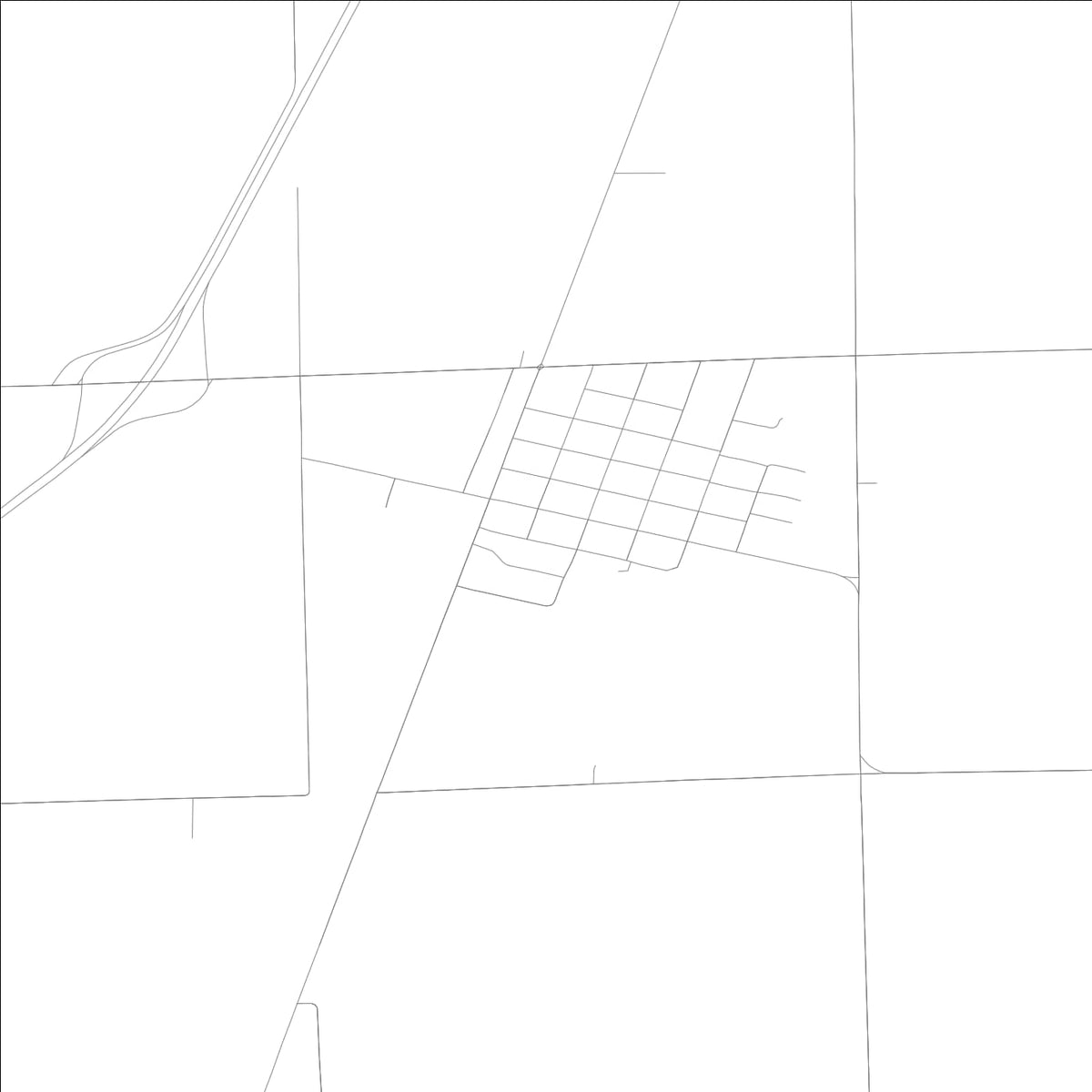 ROAD MAP OF ASHKUM, ILLINOIS BY MAPBAKES