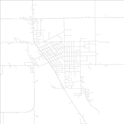 ROAD MAP OF AUDUBON, LOWA BY MAPBAKES