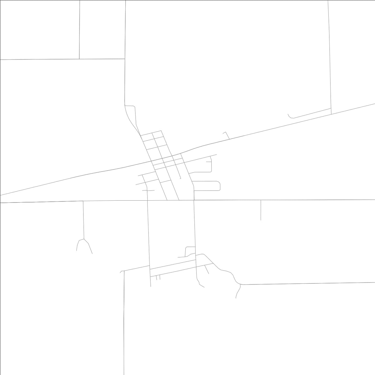 ROAD MAP OF ASHMORE, ILLINOIS BY MAPBAKES