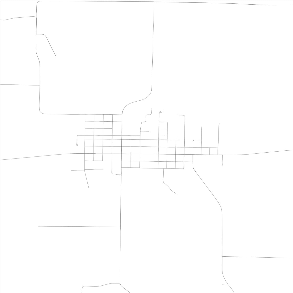 ROAD MAP OF ASTORIA, ILLINOIS BY MAPBAKES