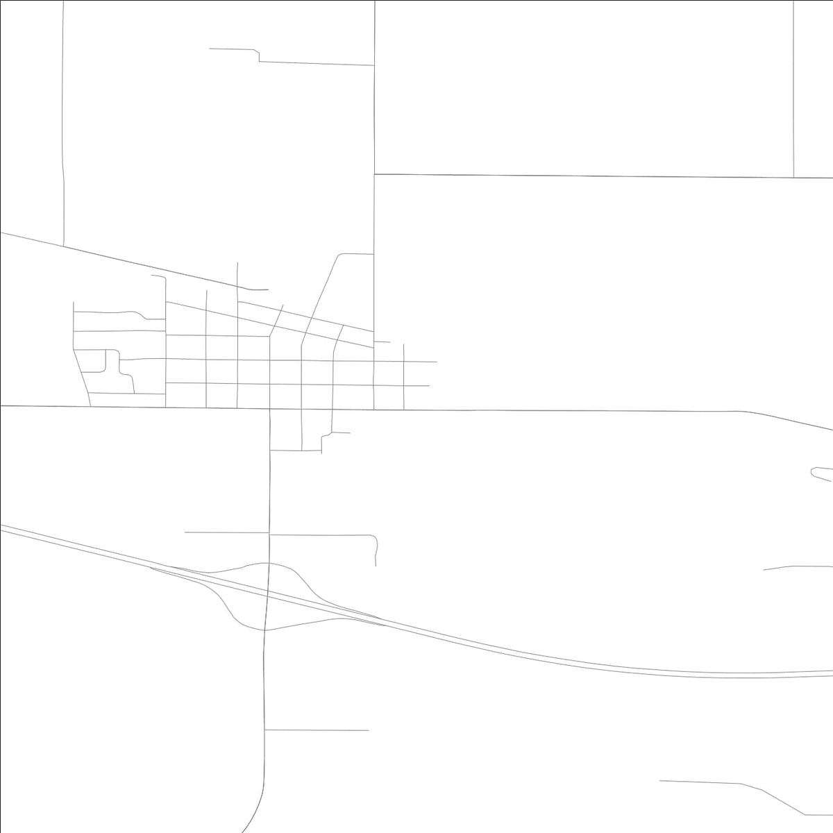 ROAD MAP OF ATKINSON, ILLINOIS BY MAPBAKES