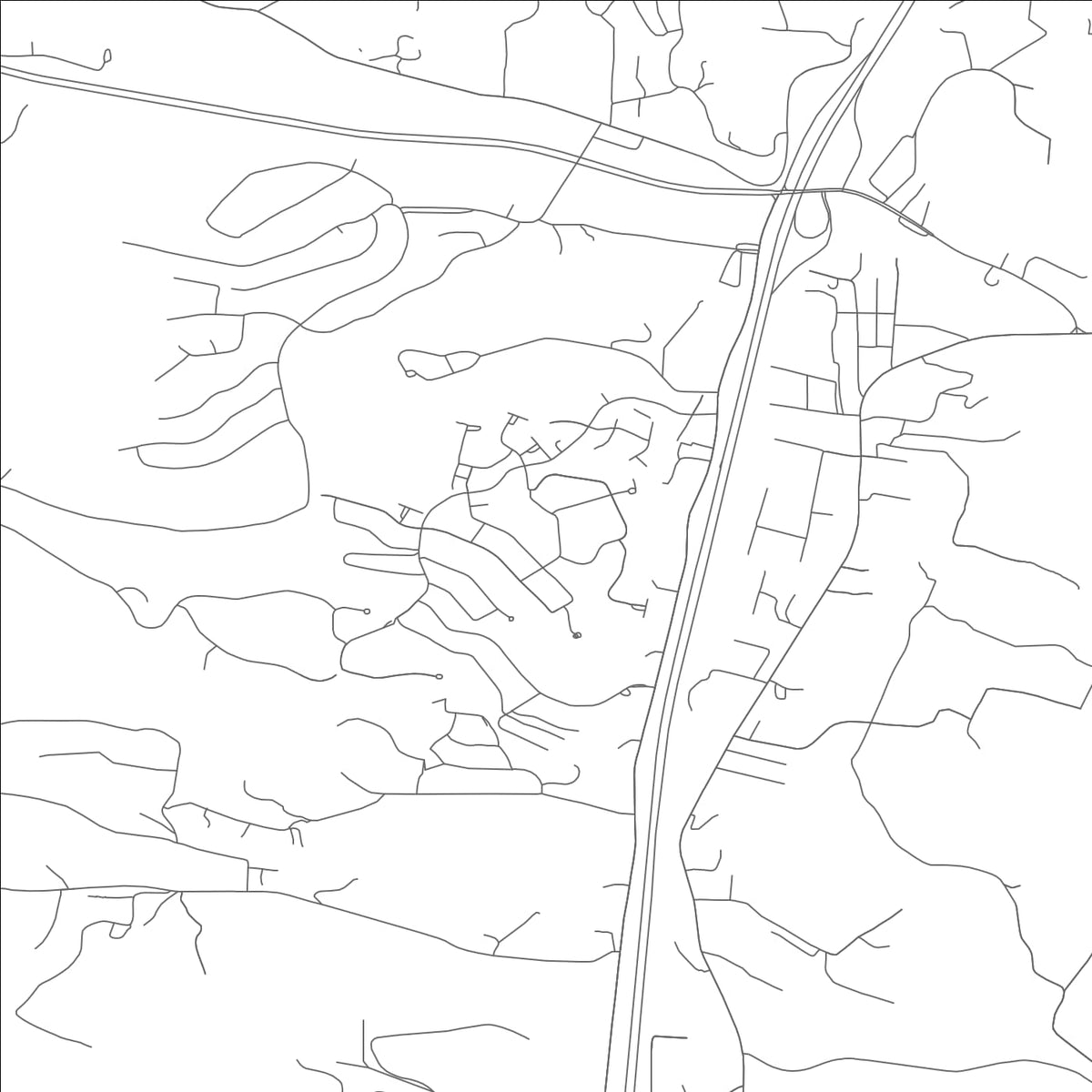 ROAD MAP OF BARNHART, MISSOURI BY MAPBAKES