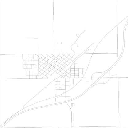 ROAD MAP OF ATLANTA, ILLINOIS BY MAPBAKES