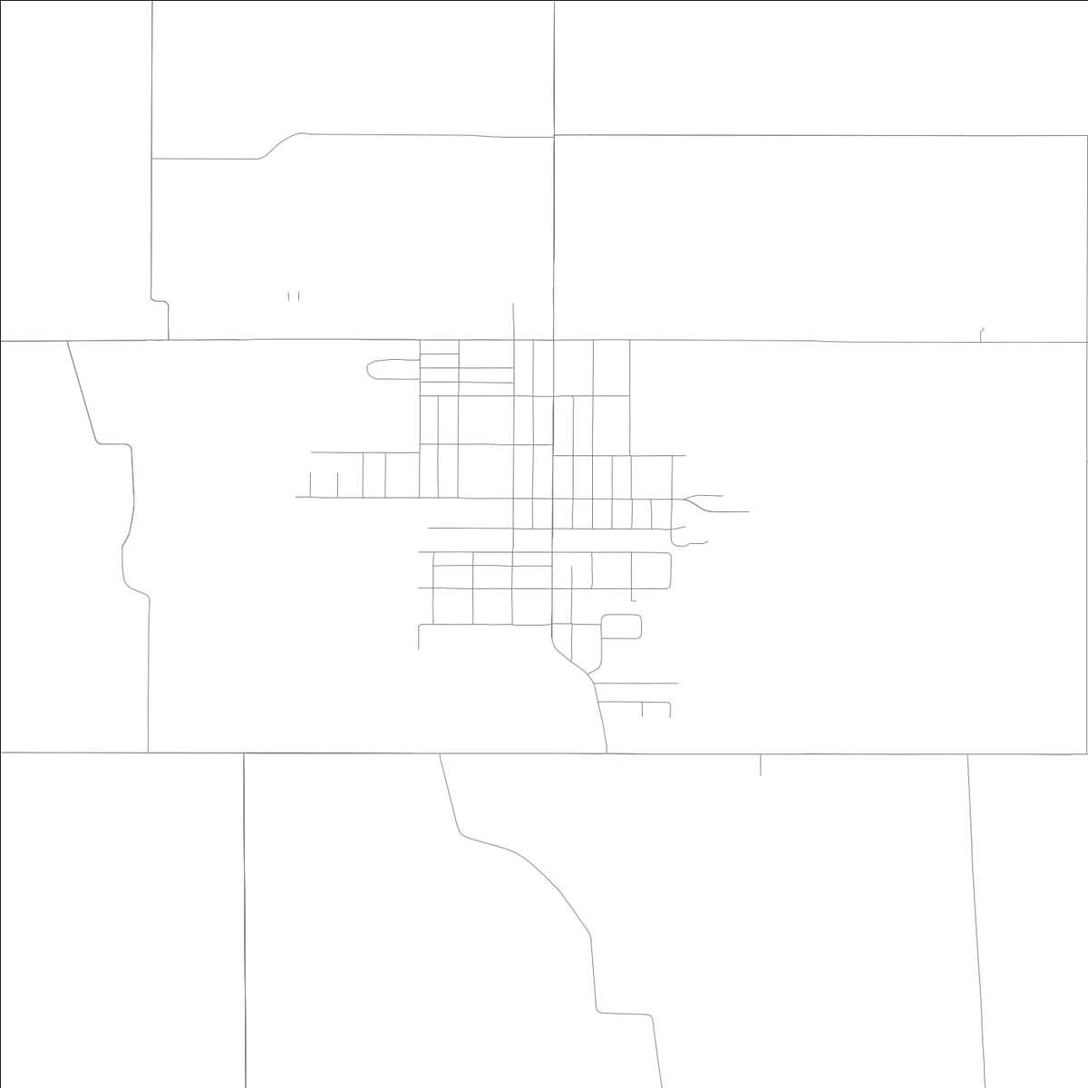 ROAD MAP OF ATWOOD, ILLINOIS BY MAPBAKES