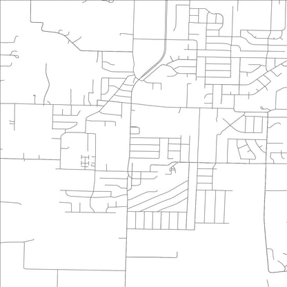 ROAD MAP OF BATTLEFIELD, MISSOURI BY MAPBAKES