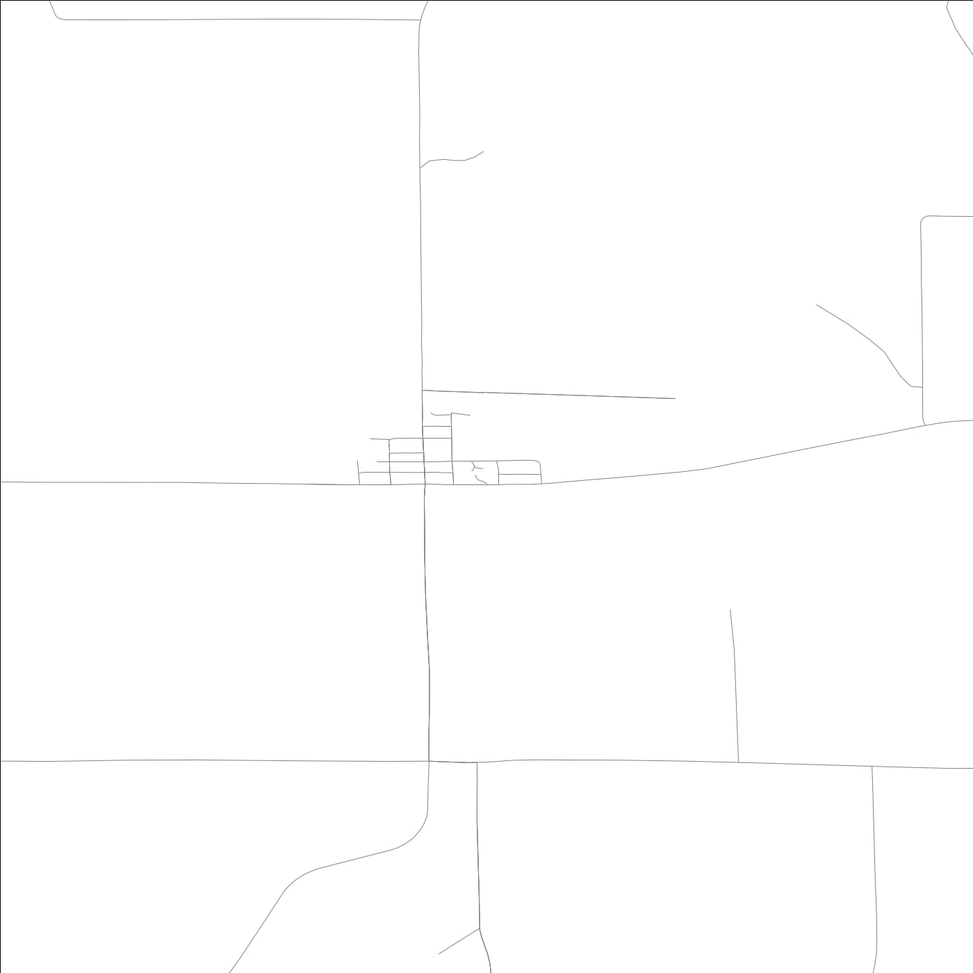 ROAD MAP OF BALDWIN, LOWA BY MAPBAKES