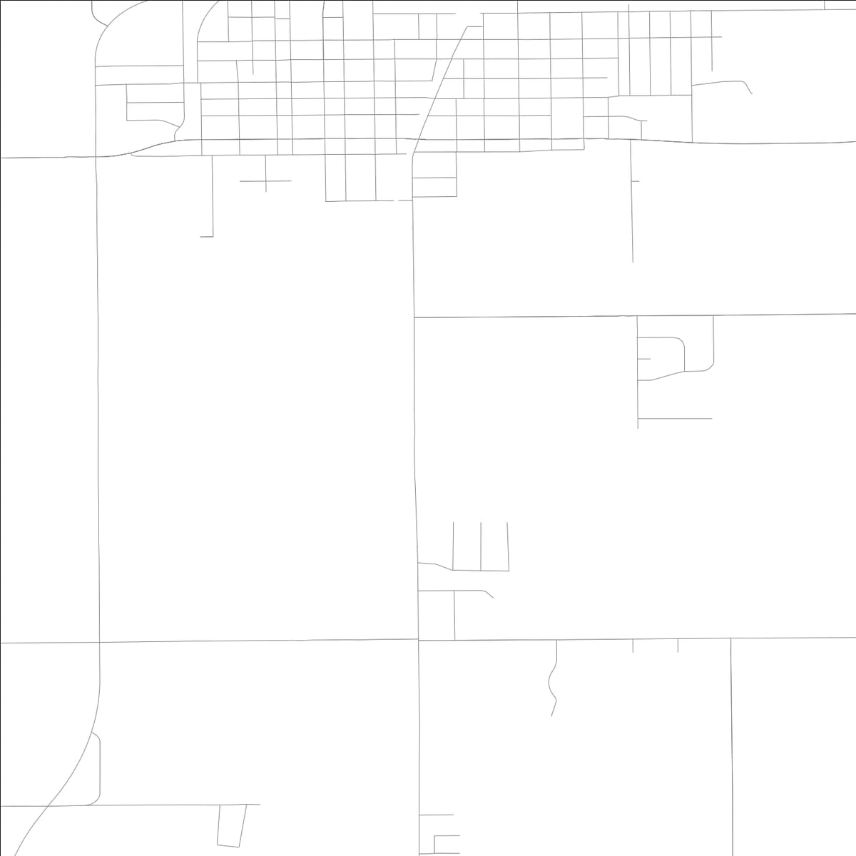 ROAD MAP OF AUBURN, ILLINOIS BY MAPBAKES