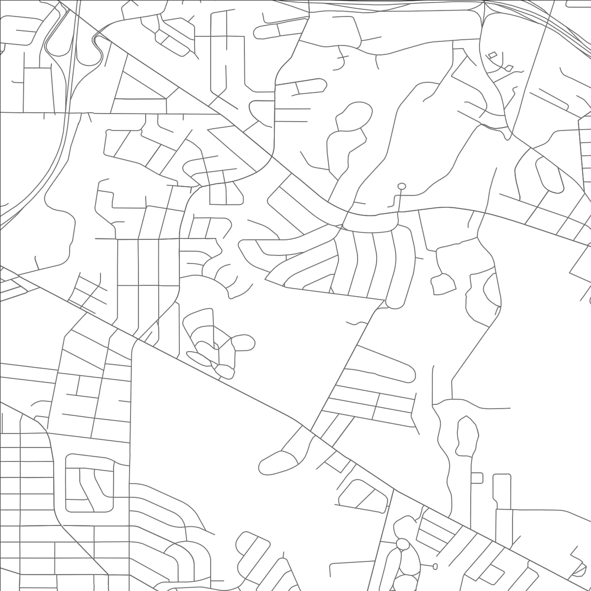 ROAD MAP OF BEL NOR, MISSOURI BY MAPBAKES