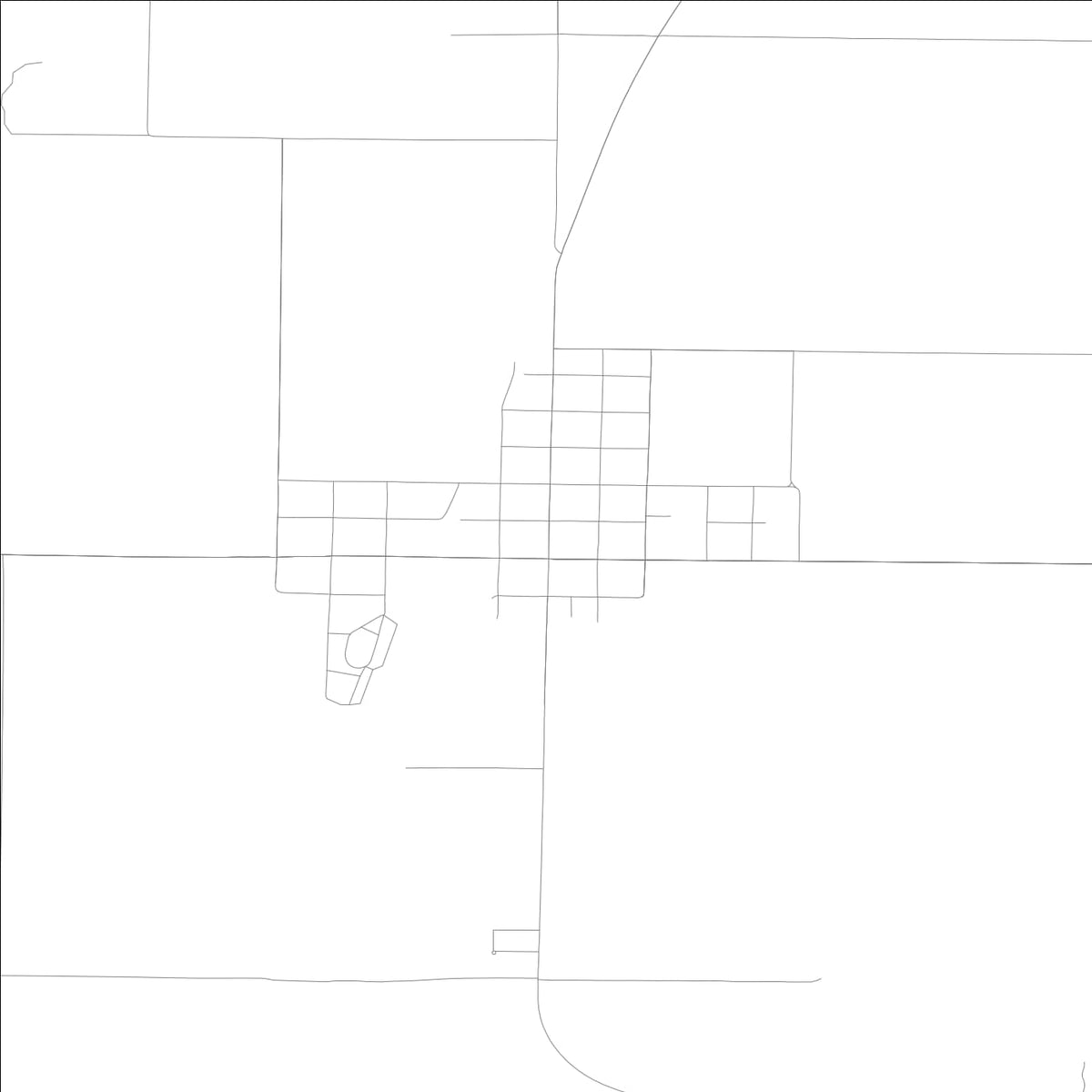 ROAD MAP OF AUGUSTA, ILLINOIS BY MAPBAKES