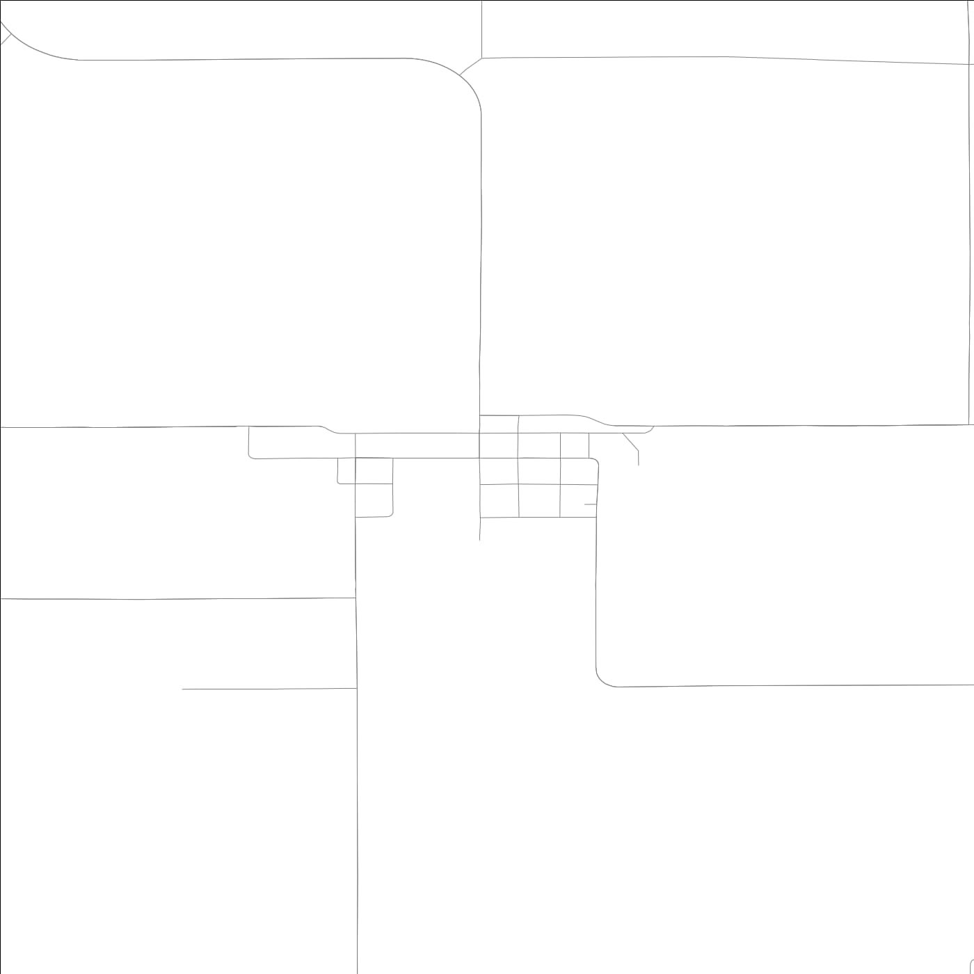 ROAD MAP OF BARNES CITY, LOWA BY MAPBAKES