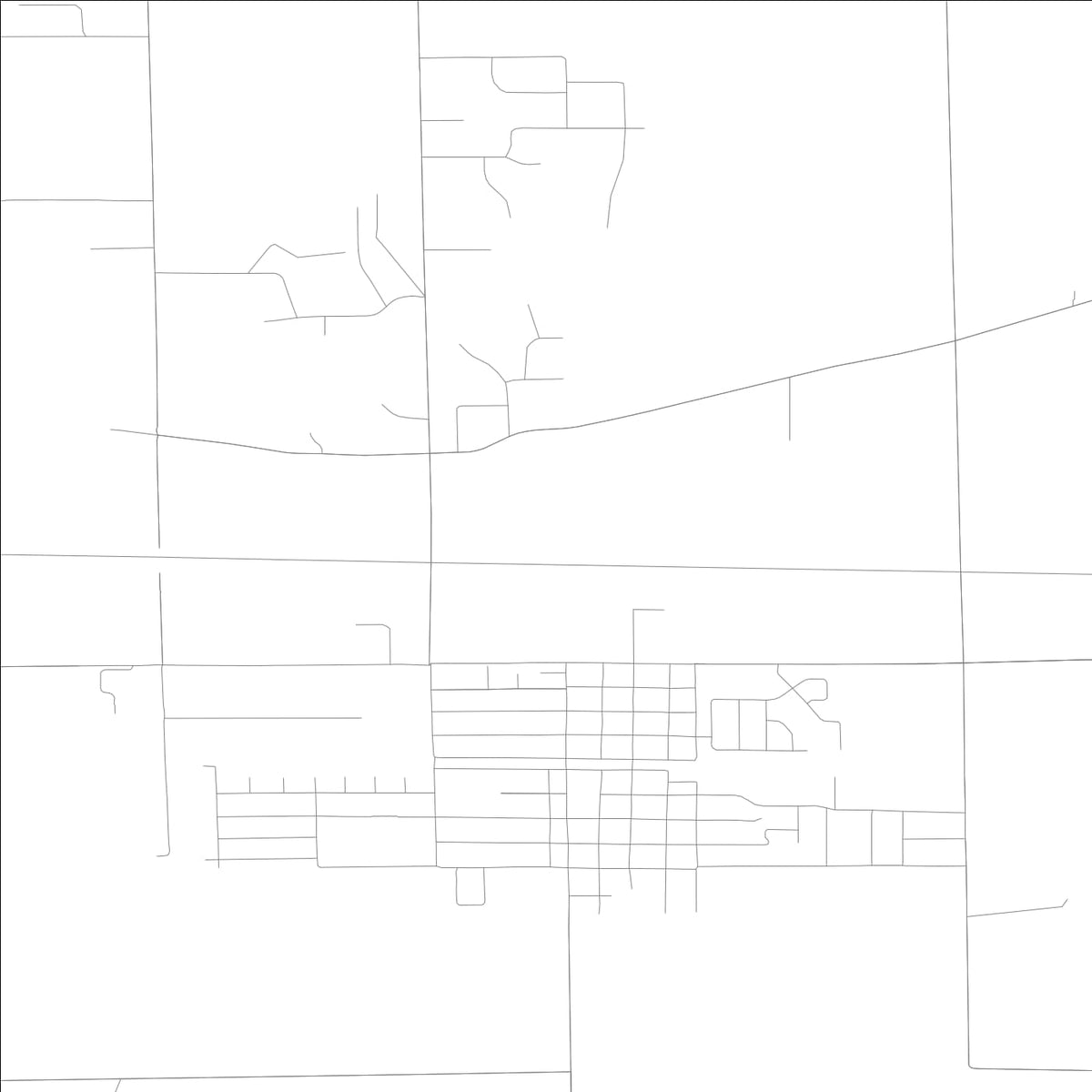 ROAD MAP OF AVISTON, ILLINOIS BY MAPBAKES