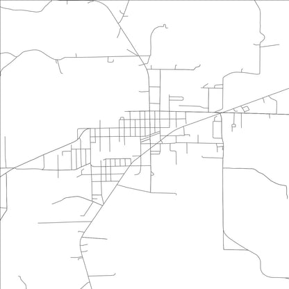 ROAD MAP OF BELLE, MISSOURI BY MAPBAKES