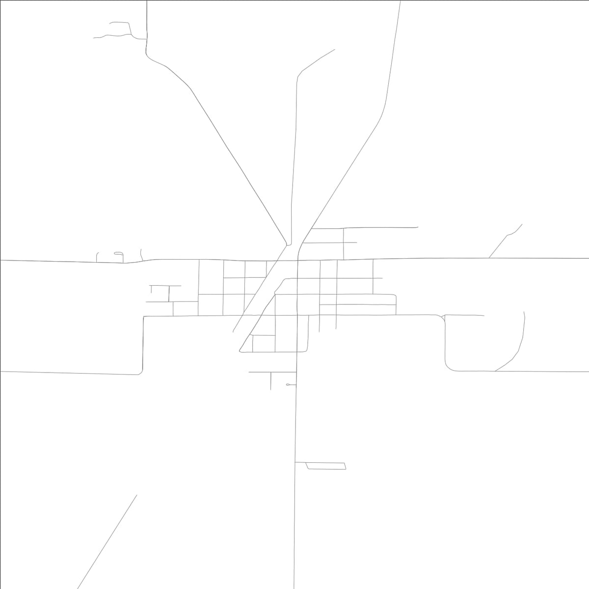 ROAD MAP OF AVON, ILLINOIS BY MAPBAKES