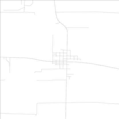 ROAD MAP OF BALDWIN, ILLINOIS BY MAPBAKES