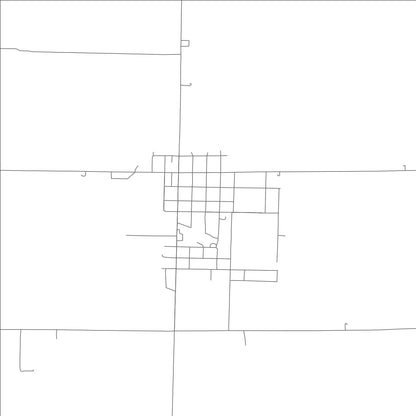 ROAD MAP OF BELLFLOWER, MISSOURI BY MAPBAKES