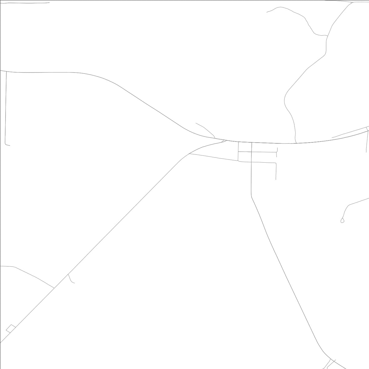 ROAD MAP OF BANNER, ILLINOIS BY MAPBAKES
