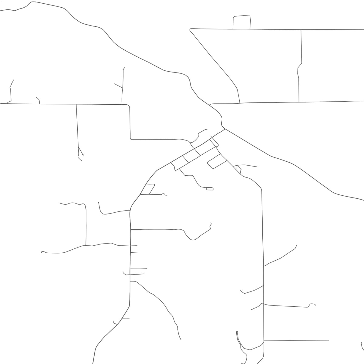 ROAD MAP OF BERGER, MISSOURI BY MAPBAKES
