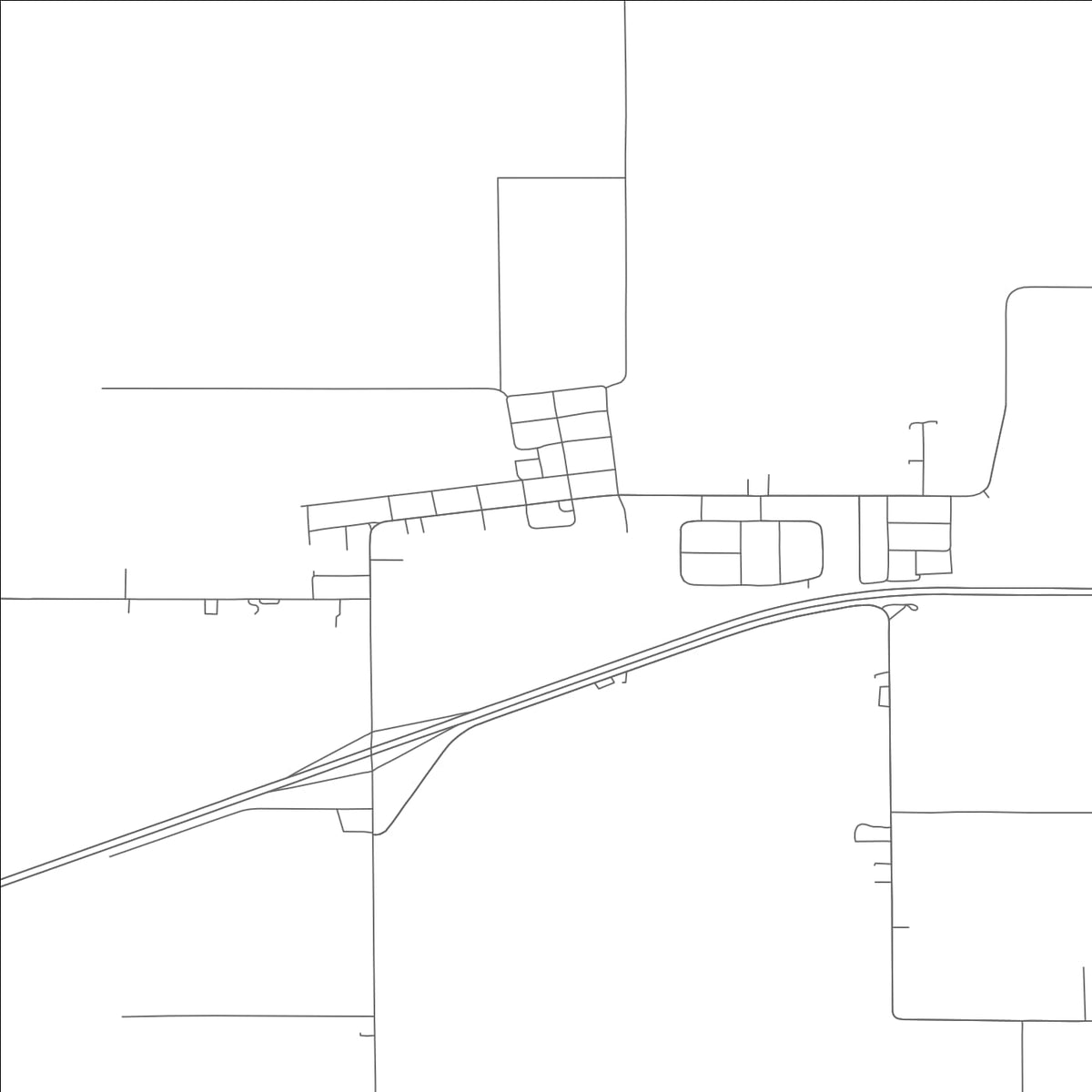 ROAD MAP OF BERTRAND, MISSOURI BY MAPBAKES