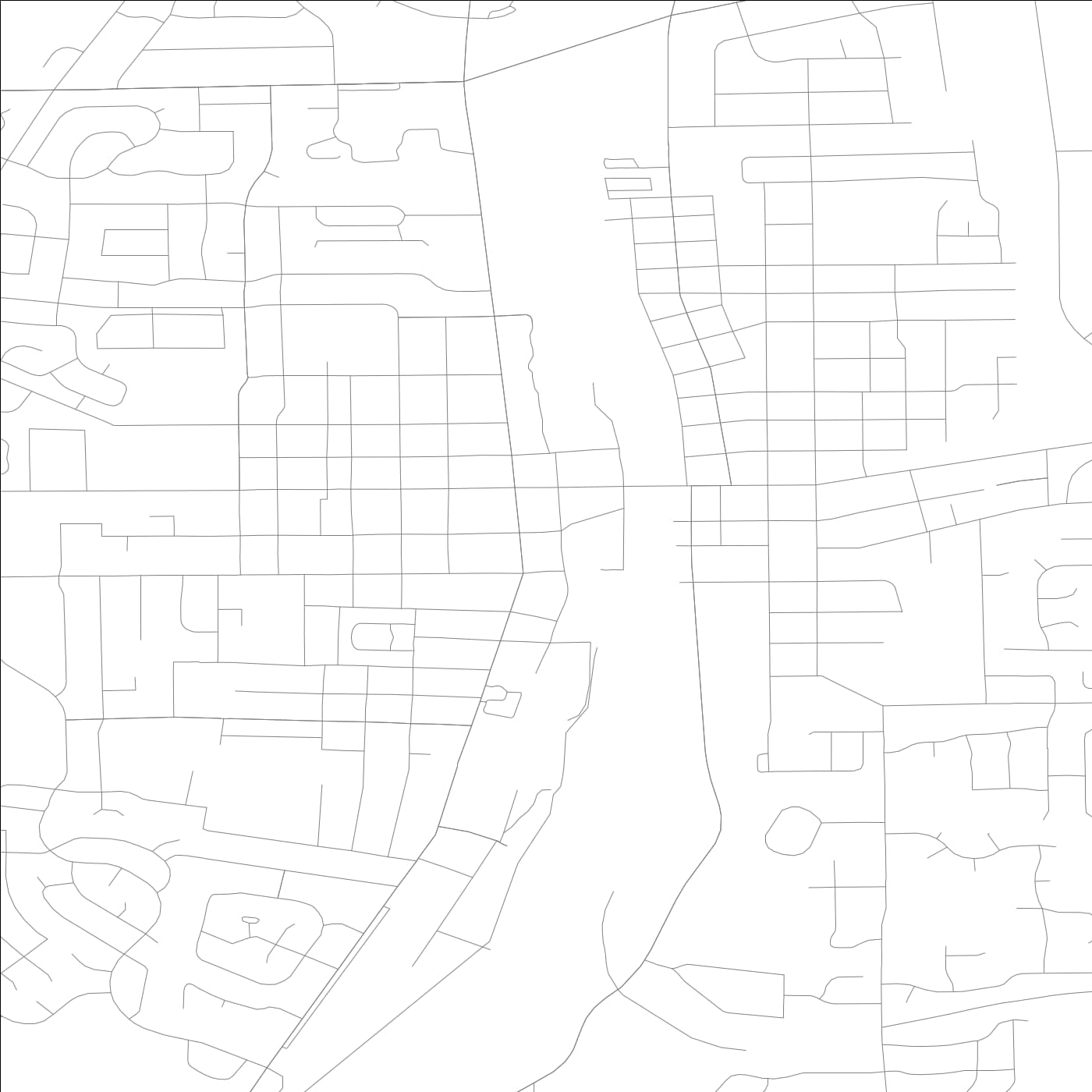 ROAD MAP OF BATAVIA, ILLINOIS BY MAPBAKES