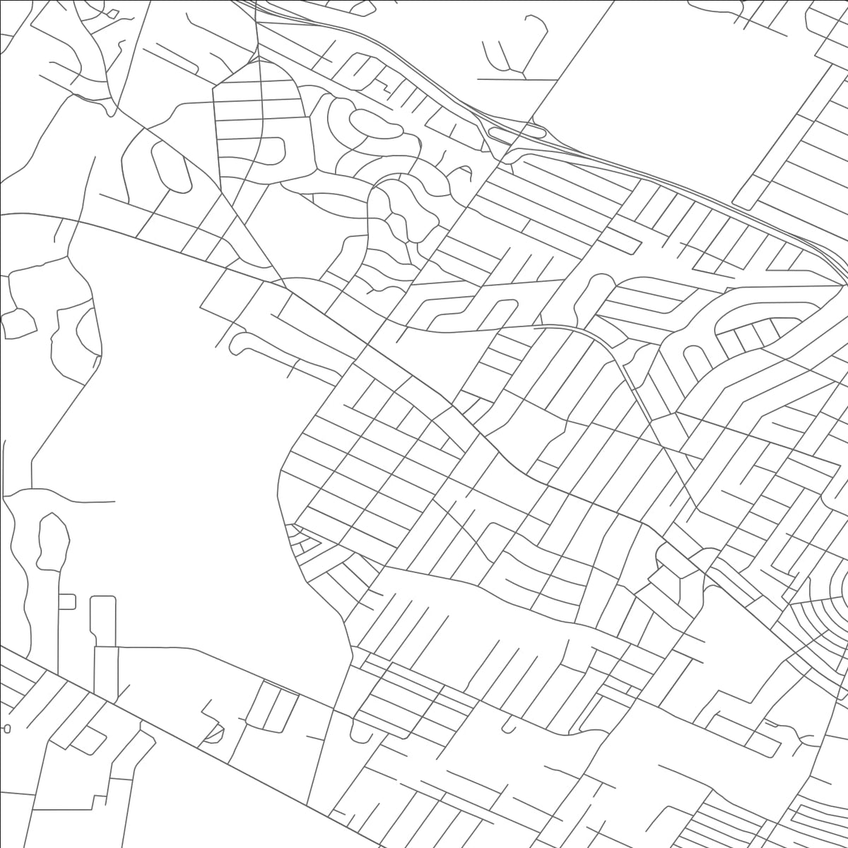 ROAD MAP OF BEVERLY HILLS, MISSOURI BY MAPBAKES