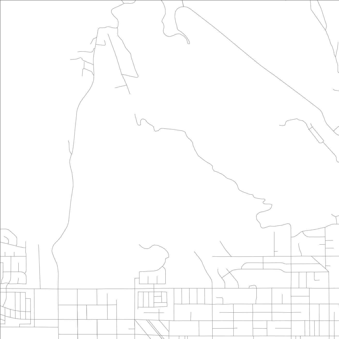 ROAD MAP OF BANNING, CALIFORNIA BY MAPBAKES