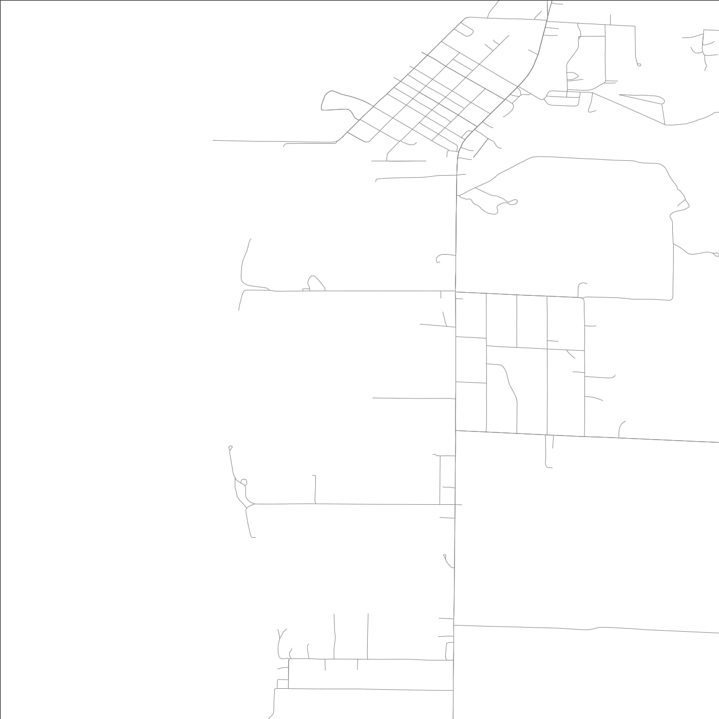ROAD MAP OF BAY VIEW GARDENS, ILLINOIS BY MAPBAKES