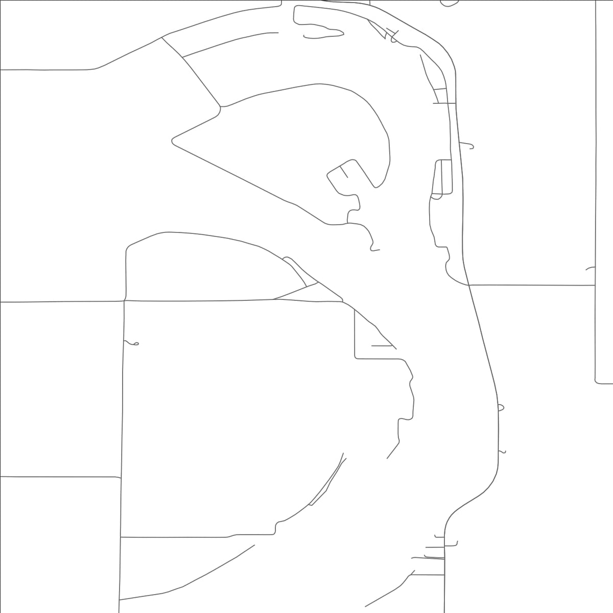 ROAD MAP OF BIG LAKE, MISSOURI BY MAPBAKES