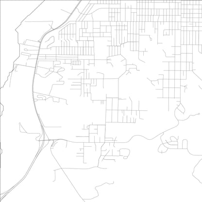 ROAD MAP OF BAYVIEW, CALIFORNIA BY MAPBAKES