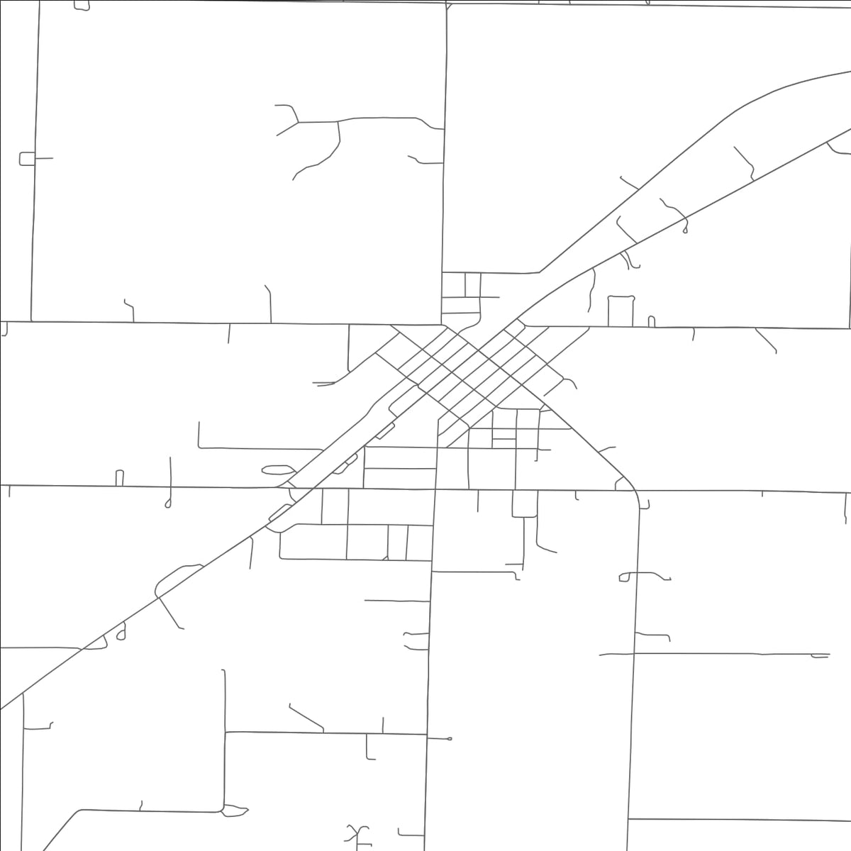 ROAD MAP OF BILLINGS, MISSOURI BY MAPBAKES