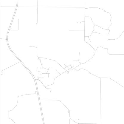 ROAD MAP OF BERTRAM, LOWA BY MAPBAKES