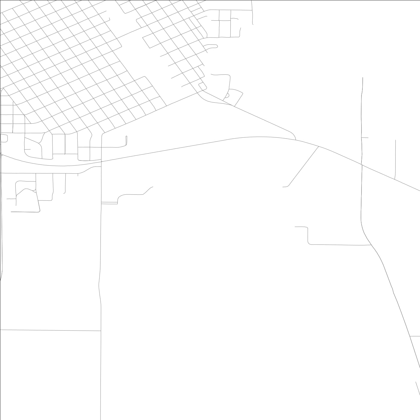 ROAD MAP OF BEARDSTOWN, ILLINOIS BY MAPBAKES