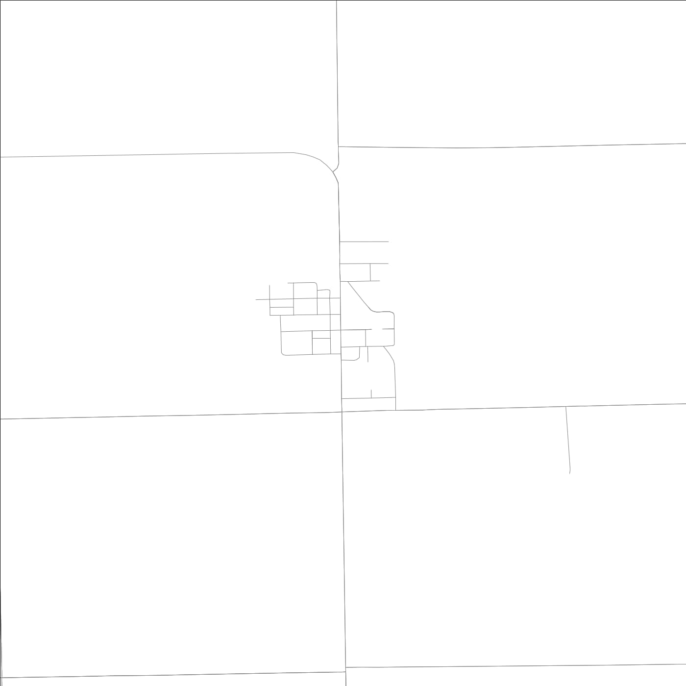 ROAD MAP OF BEAVERVILLE, ILLINOIS BY MAPBAKES