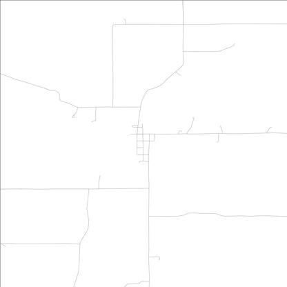 ROAD MAP OF ALFORDSVILLE, INDIANA BY MAPBAKES