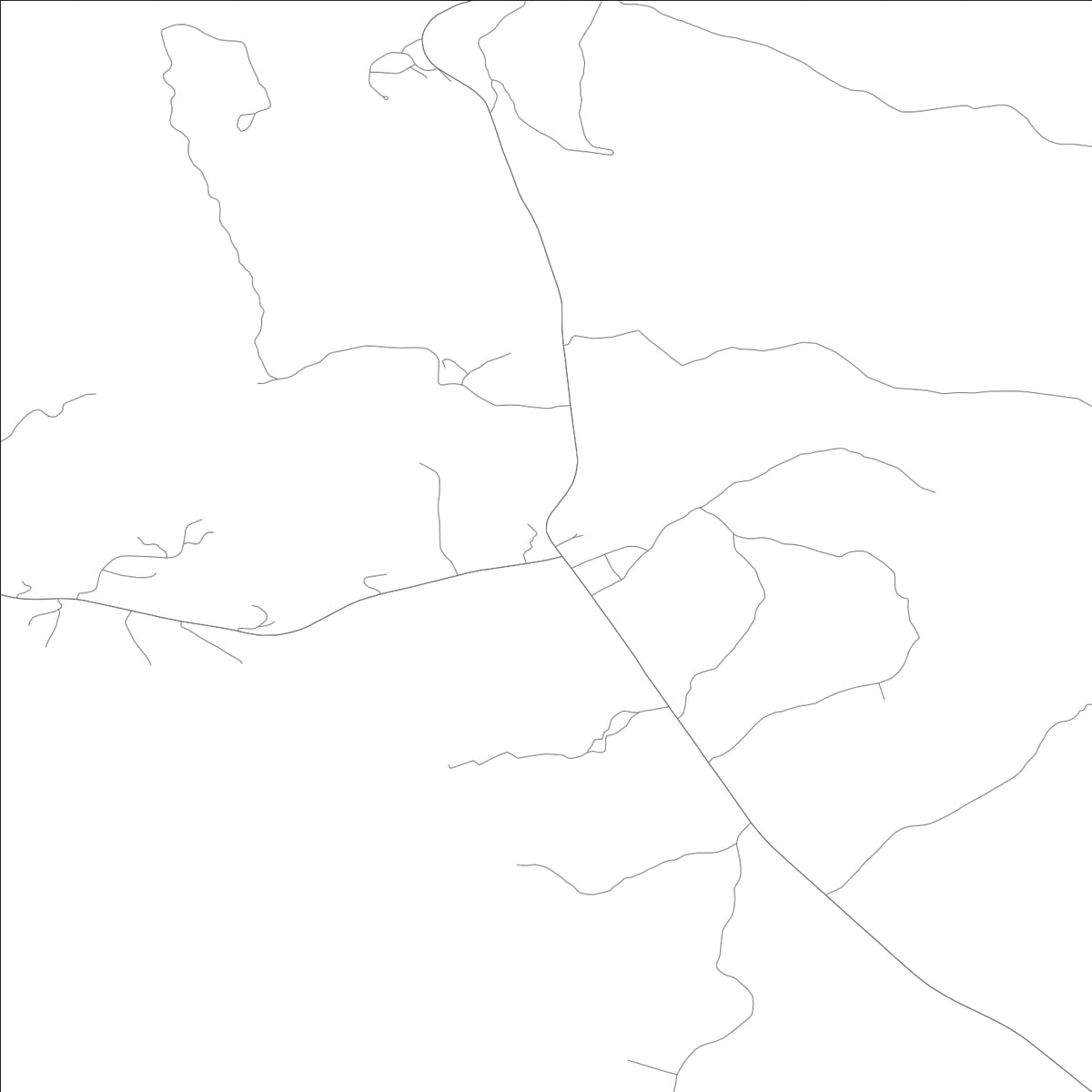ROAD MAP OF BEAR VALLEY, CALIFORNIA BY MAPBAKES