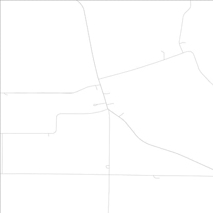 ROAD MAP OF BIG ROCK, LOWA BY MAPBAKES