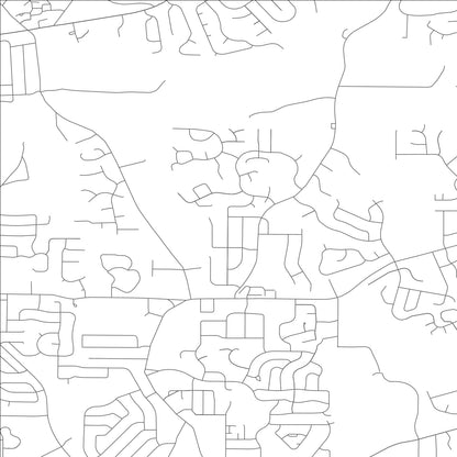 ROAD MAP OF BLACK JACK, MISSOURI BY MAPBAKES