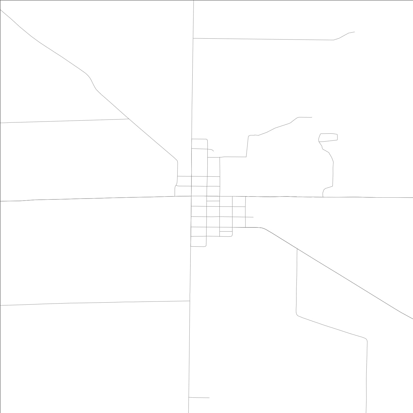 ROAD MAP OF BIRMINGHAM, LOWA BY MAPBAKES